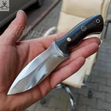 Handmade Full Tang 440c Steel Skinning Knife – Strong &amp; Sharp - ZB Knives Store