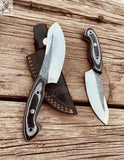 Professional Grade Skinning Knife - Hand - Forged High Carbon Steel with Leather Sheath - ZB Knives Store