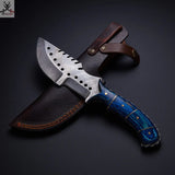 New Damascus Tracker knife - ZB Knives Store