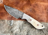 Professional Knife Skins Game - 8" Hand - Forged Damascus + Sheath - ZB Knives Store